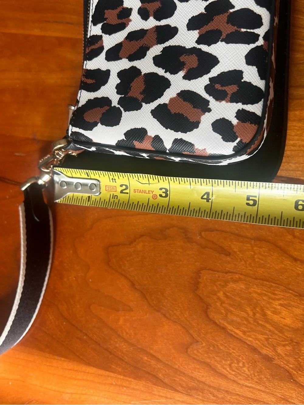 Kate Spade Duet leopard print small crossbody bag duo